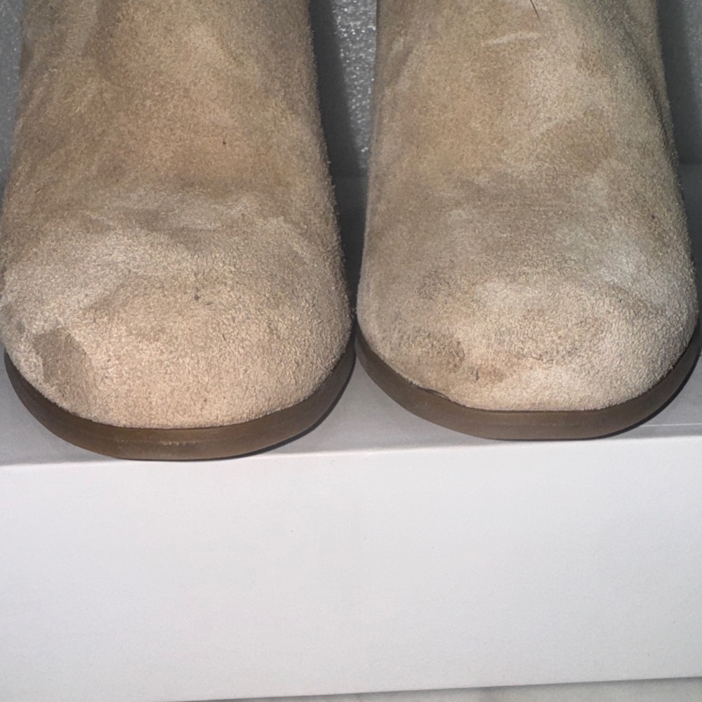 Michael Kors Beige Suede Ankle Boots - Picture 9 of 9
